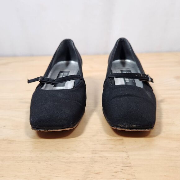 Stuart Weitzman Mary Jane Block Heel Shoes Women's Sz 6.5 Square Toe Classic - Picture 2 of 9